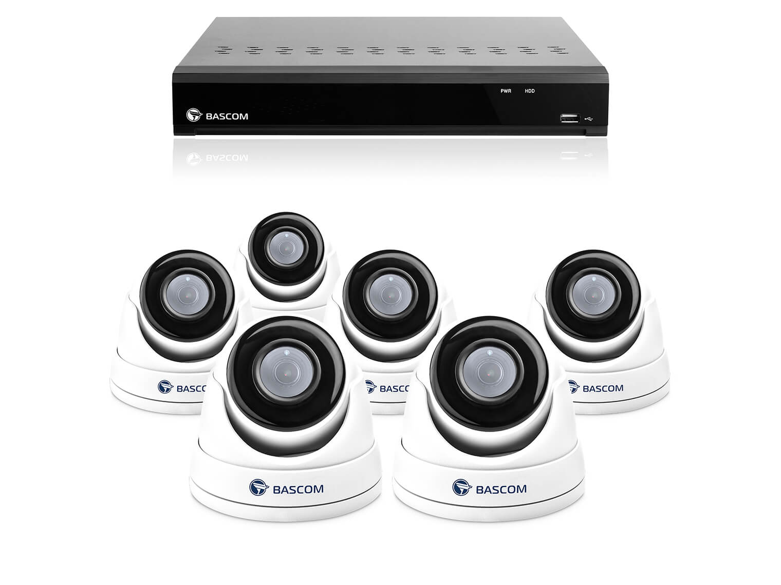 Système sans fil à 6 dômes